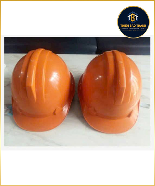 Mũ bảo hộ nhựa màu cam